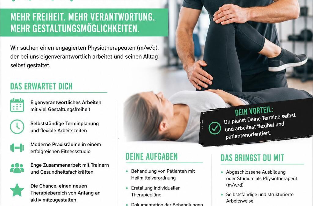 Physiotherapeut (m/w/d) gesucht